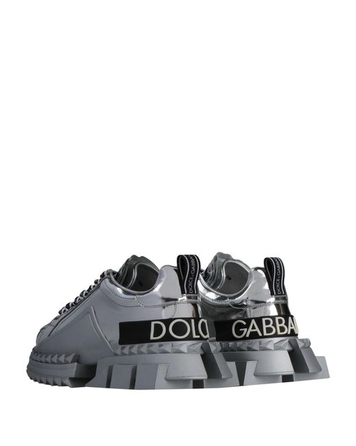 Dolce & Gabbana Gray Solid Color Sneakers