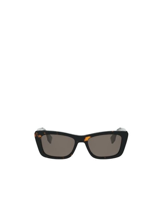 Fendi Multicolor Eyewear Butterfly Frame Sunglasses for men