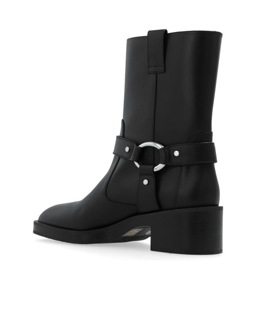 Stuart Weitzman Black Round Toe Ankle Boots