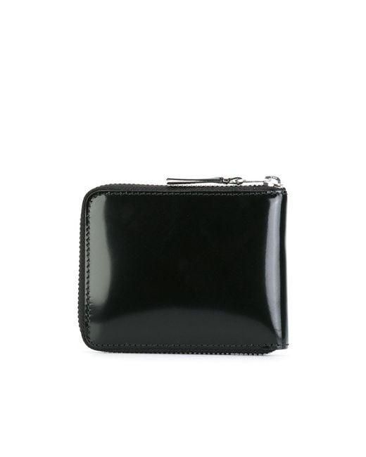 Comme des Garçons Black Comme Des Garçons Mirror Inside Zip-Around Wallet for men
