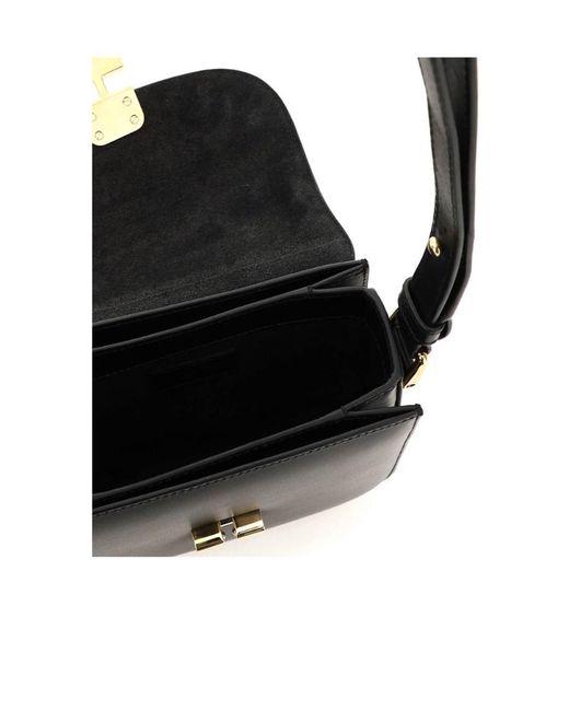 A.P.C. White Grace Mini Shoulder Bag
