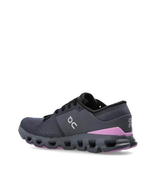 On Shoes Black Cloud X 4 Lace-Up Sneakers
