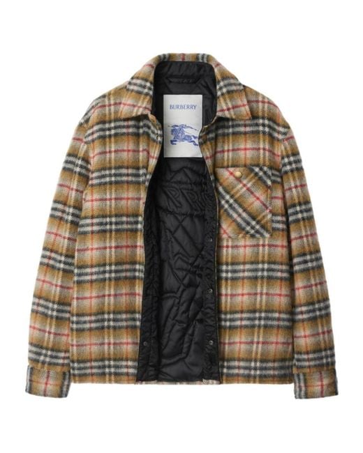 Burberry Brown Light Jackets for men