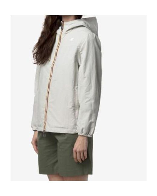 K-Way Gray Jake Cotton Reversible for men
