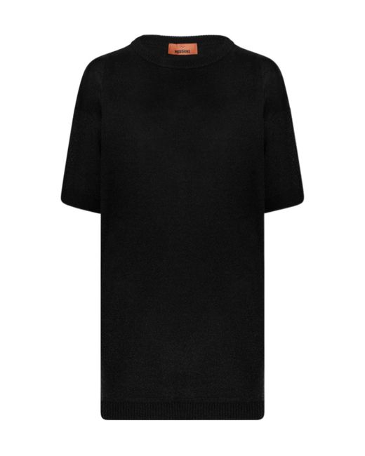 Missoni Black Boxy Crew Neck Jumper