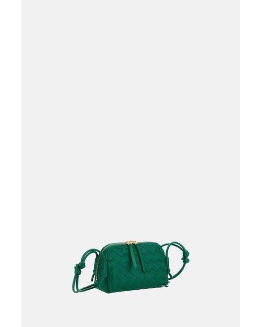 Bottega Veneta Green Concert Shoulder Bag