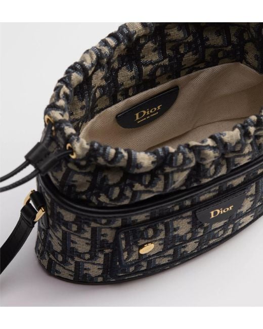 Dior Black Mini Travel Bucket Bag