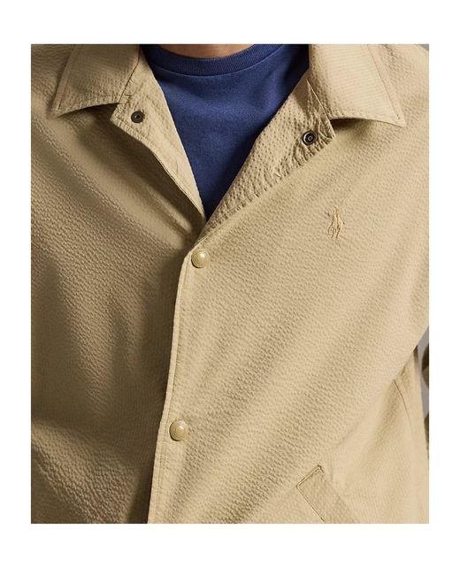 Polo Ralph Lauren Natural Long-Sleeved Casual Jacket for men