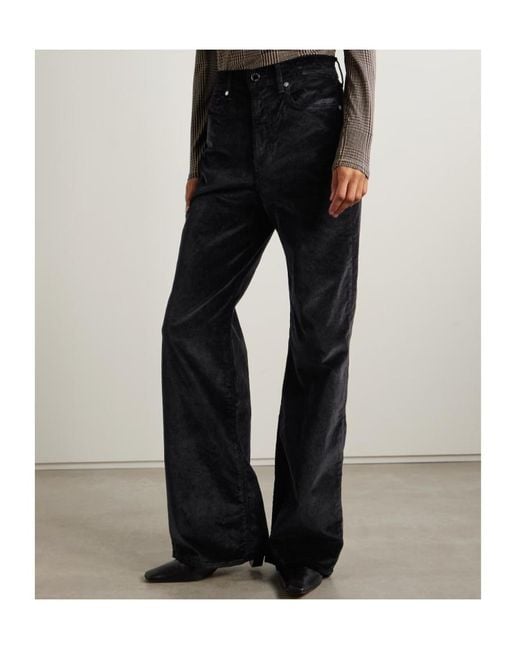 Veronica Beard Black Wide-Leg Casual Pants