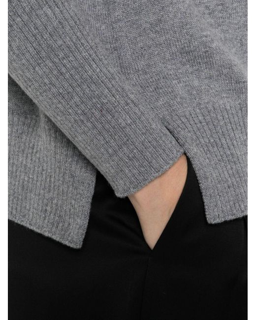 Baserange Gray Crew Neck Sweater