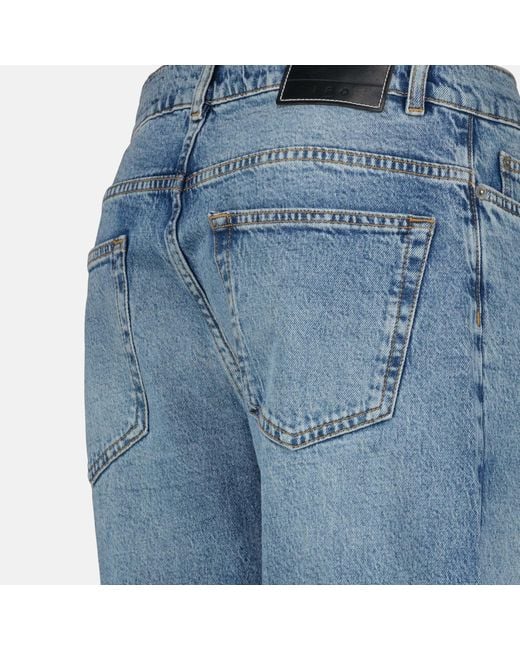 IRO Blue Belt-Loop Jeans for men