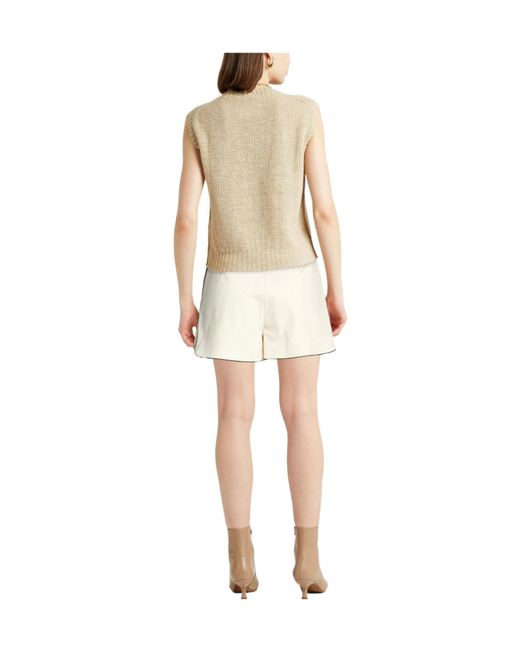 Max Mara Natural Solid Shorts