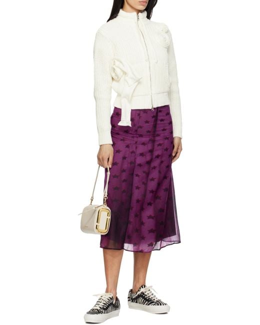 Marc Jacobs White The Snapshot Shoulder Bag