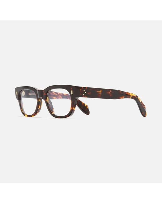Cutler & Gross White Rectangular Flat Mirror for men