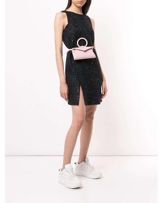 Emporio Armani Black Tweed Sleeveless Dress