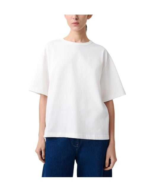 Studio Nicholson White Lee Crewneck T-Shirt