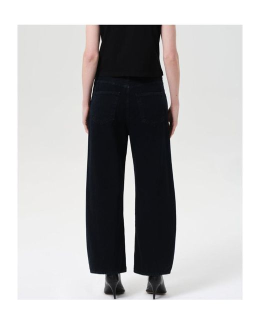 Agolde Blue Low Curved Jeans