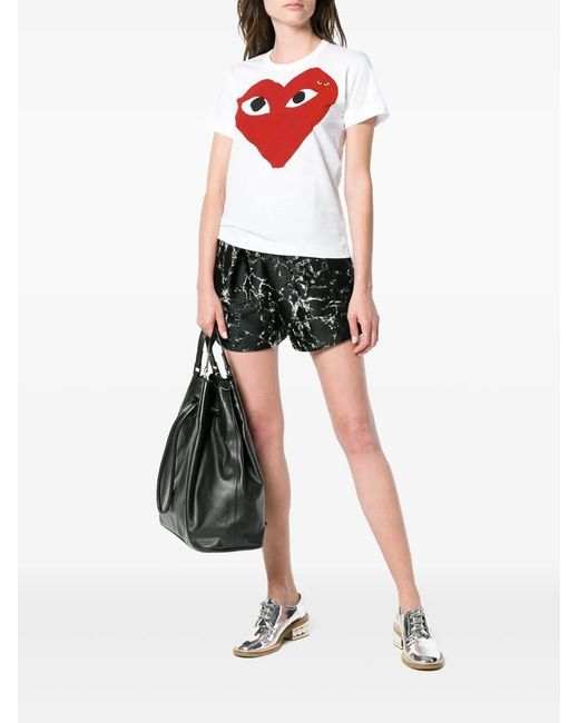 COMME DES GARÇONS PLAY Red Heart-Eyes T-Shirt