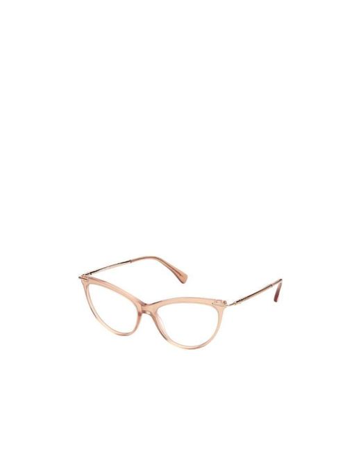 Max Mara White Cat-Eye Glasses