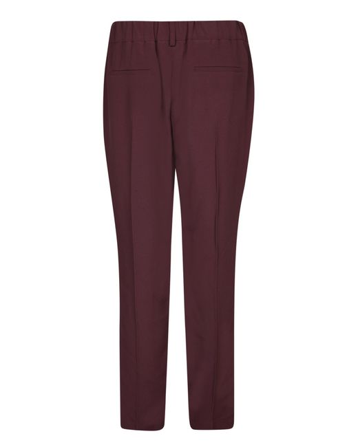 Brunello Cucinelli Purple Cropped Trousers