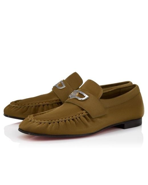 Christian Louboutin Brown Mocallista Loafer