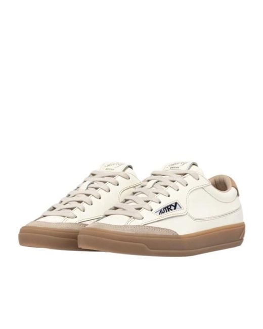 Autry White Windscape Low Sneakers