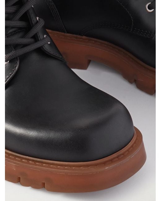 Bottega Veneta Black Haddock Lace-Up Ankle Boot