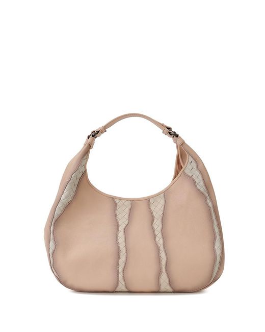 Bottega Veneta Pink Logo Handbag