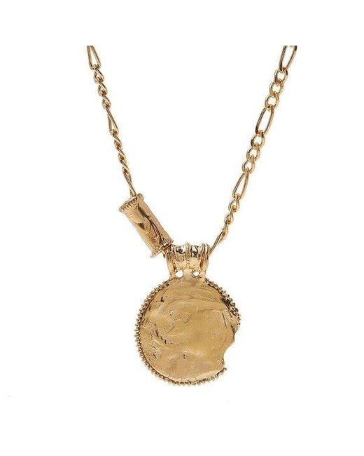 Alighieri Metallic Logo Necklace