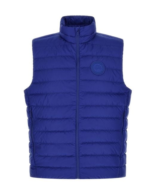 Canada Goose Blue Waistcoats for men