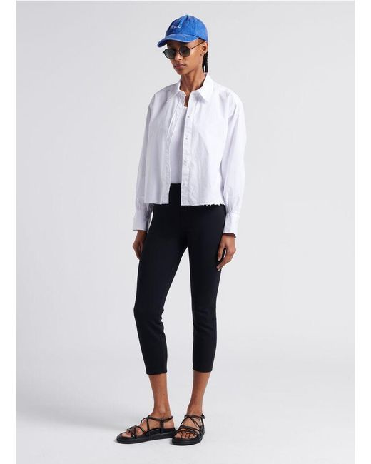 Theory Black High-Waisted Leggings