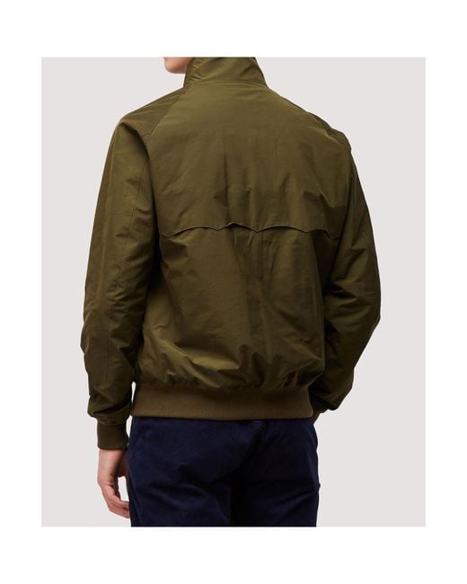 Baracuta Green G 9 Harrington Zip-Up Bomber Jacket for men