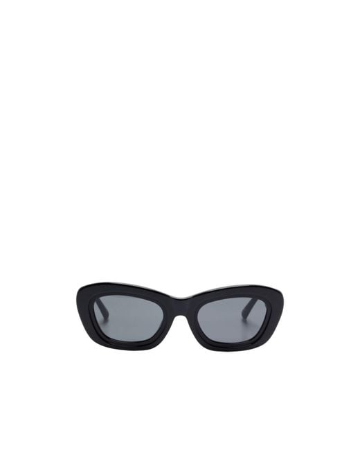 The Attico White Full Frame Sunglasses