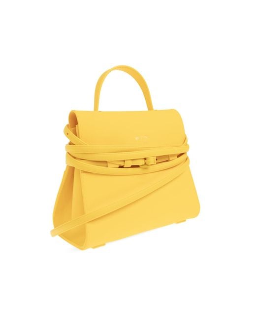 Moschino Yellow Tote Bag