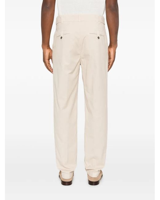 Eleventy Natural Elasticated-Waist Chino Trousers for men