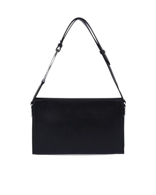 Dondup Black Ring-Detail Tote Bag