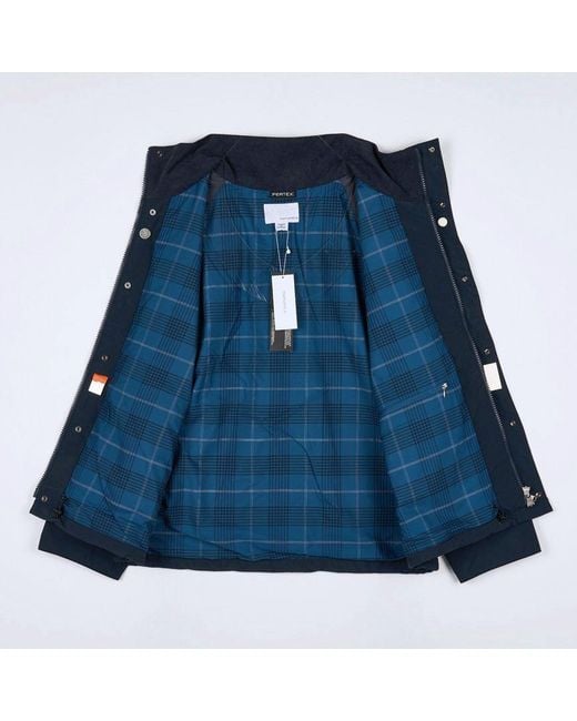 Nanamica Blue Pertex Field Jacket for men