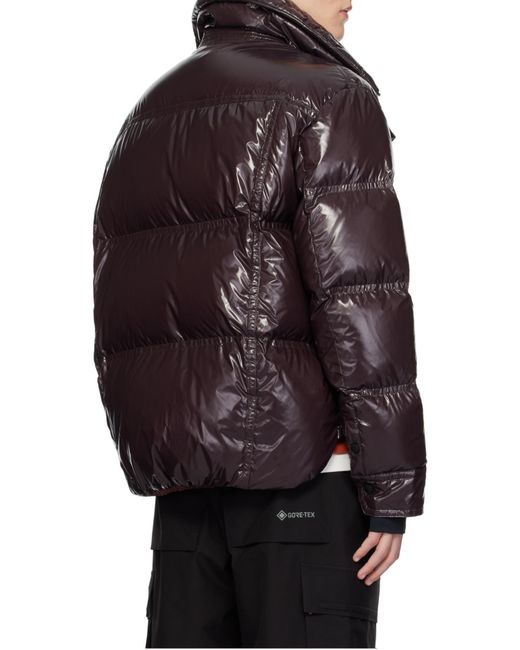 Moncler Black Grenoble Tecka Logo Detailed Quilted Jacket for men