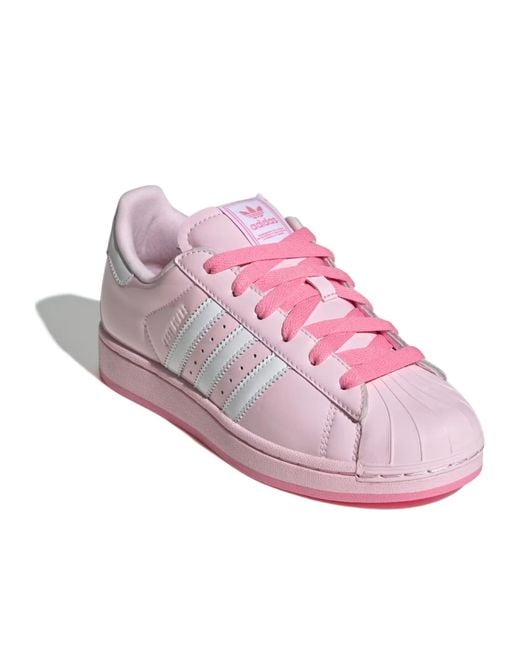 Adidas Originals Pink X Care Bears Superstar Ii Lace-Up Sneakers