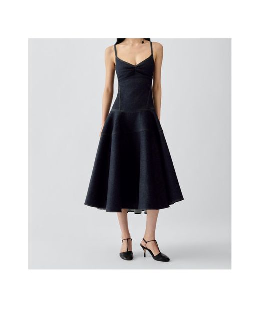 Jacquemus Blue Sleeveless Dress