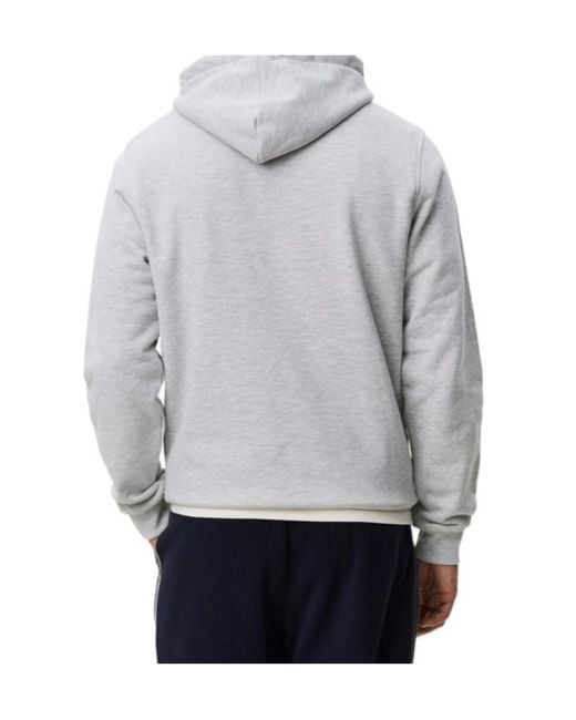 Les Deux Gray Drawstring Hoodie for men