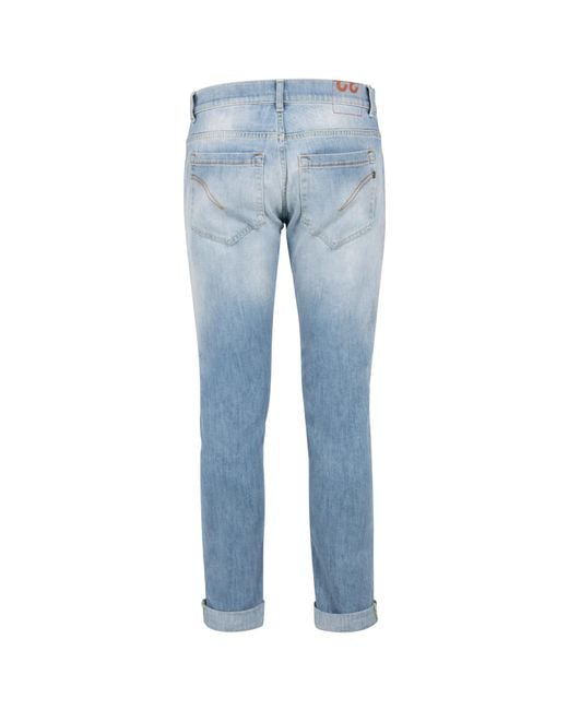 Dondup Blue 5 Pocket Regular Fit Jeans for men