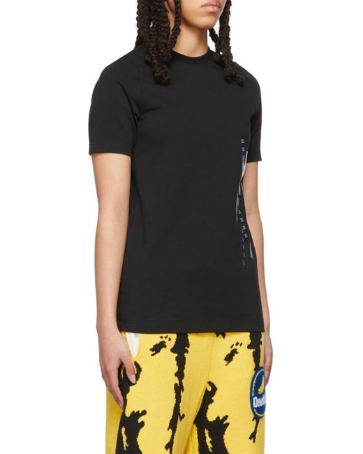Doublet Black Graphic-Print Short-Sleeve T-Shirt for men