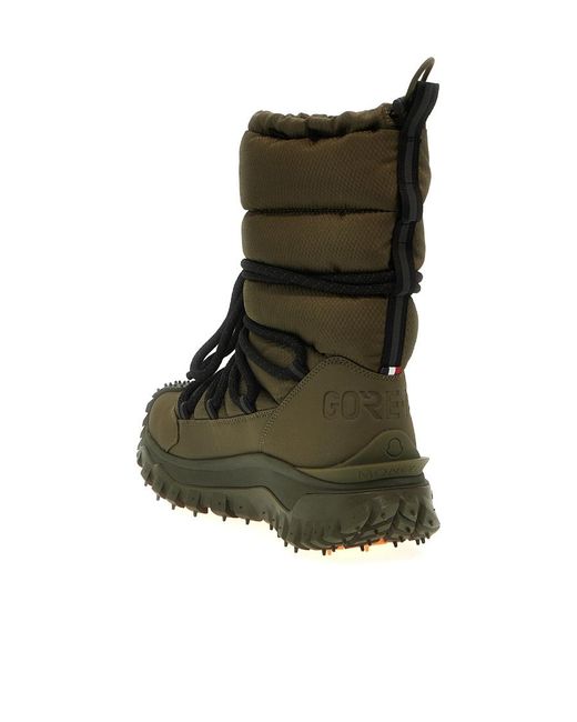 Moncler Green Trailgrip Après Boots for men