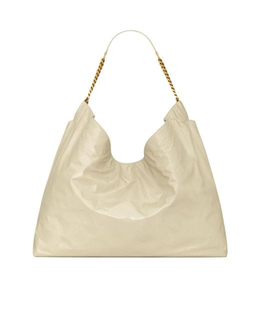 Saint Laurent Natural Hortense Hobo