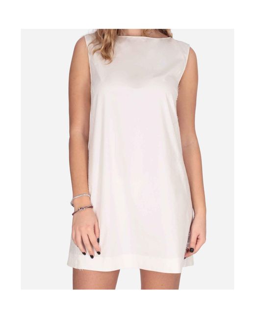 Blugirl Blumarine White Sleeveless Dress