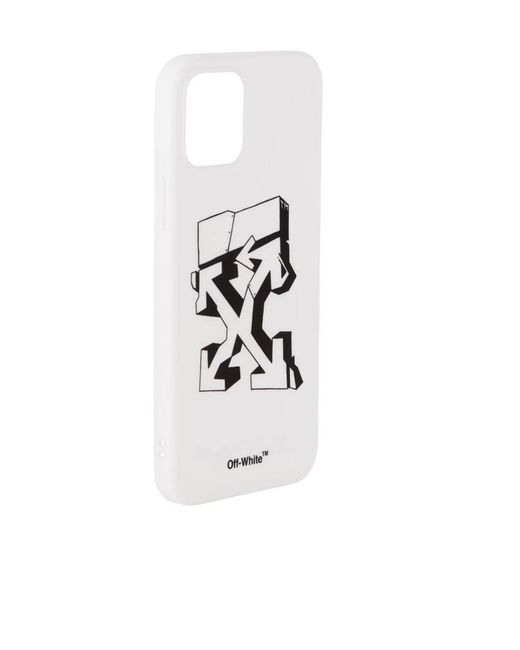 Off-White c/o Virgil Abloh White Graffiti Arrrows Iphone 12 Case for men