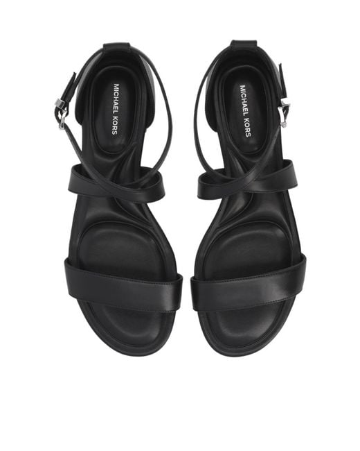 MICHAEL Michael Kors Black Alexa Flex Strap Sandals