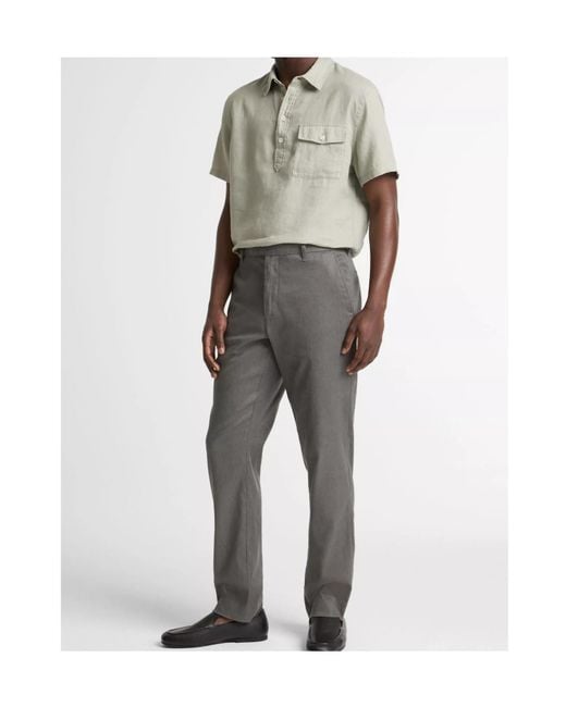Vince Gray Belt Loop Casual Pants for men