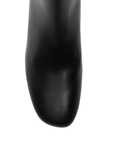 Totême Black Totême Stiletto-Heel Zipped Ankle Boots